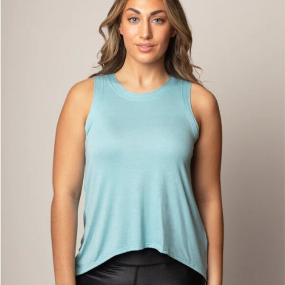 Emily Hsu Designs Sunday Tank Seafoam Size M BNIB - Picture 1 of 4
